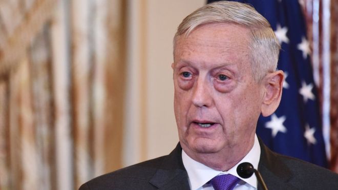 US Defence Secretary James Mattis announces resignation