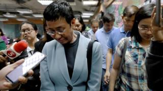 Maria Ressa: Head of Philippines news site Rappler arrested