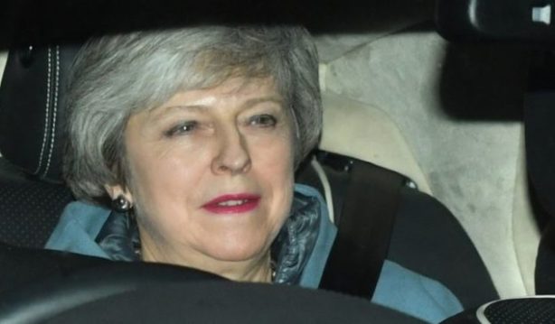 Brexit: Theresa May urges Tory MPs to unite and back deal